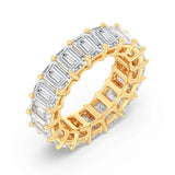 7 CT Round Eternity Band (0.50CT Each Stone)