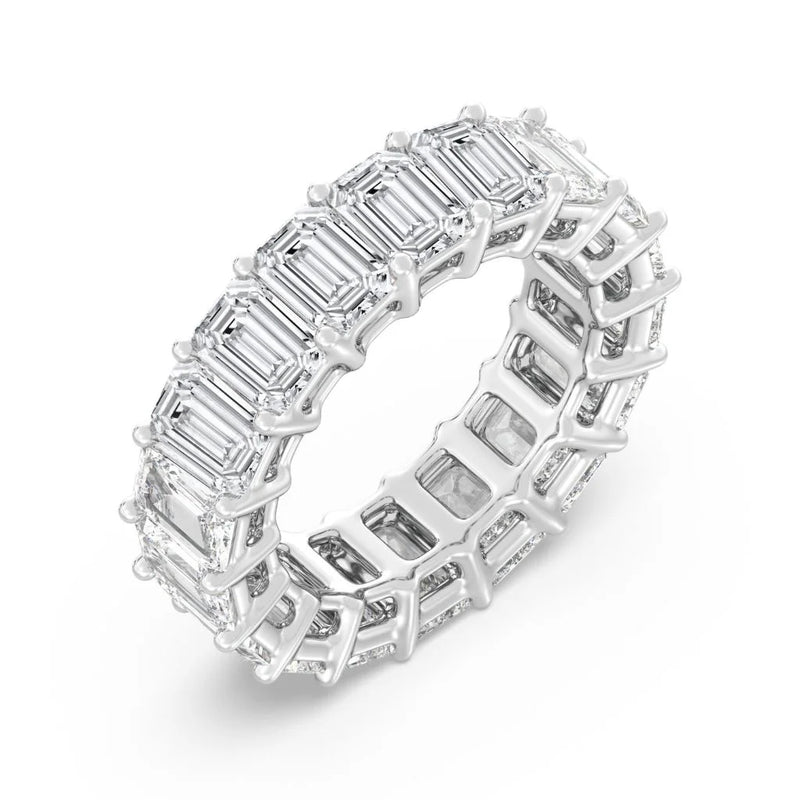 7 CT Round Eternity Band (0.50CT Each Stone)