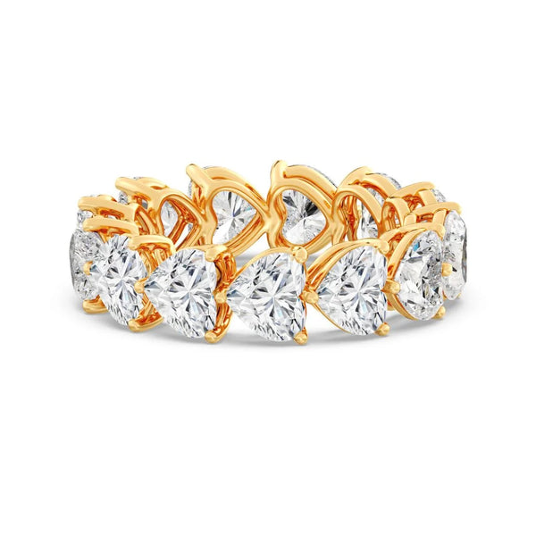 6.5ct Heart Eternity Band (0.50CT Each Stone)