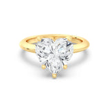 5ct Solitaire Ring Plain Band