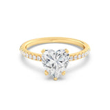 2ct Solitaire Ring Pavé Band (1)