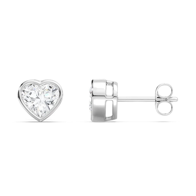 1+1ct Bezel Studs