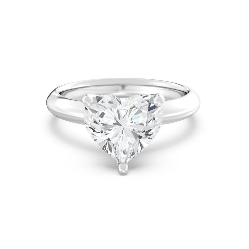 3ct Solitaire Ring Plain Band [1]