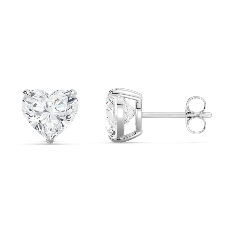 2+2 ct Solitaire Studs