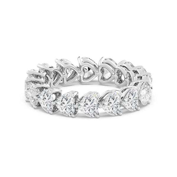 3.20CT Heart Eternity Band (0.20CT Each Stone)