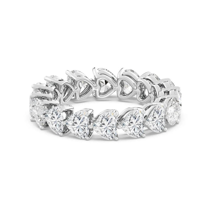 3.20CT Heart Eternity Band (0.20CT Each Stone)