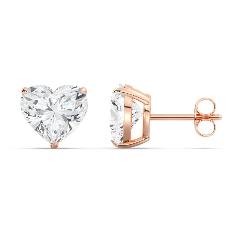 3+3ct Solitaire Studs