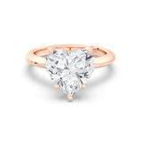 5ct Solitaire Ring Plain Band