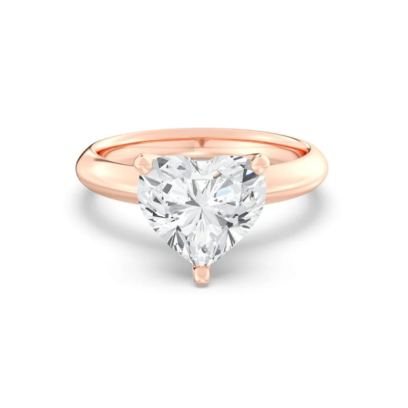 3ct Solitaire Ring Plain Band [1]