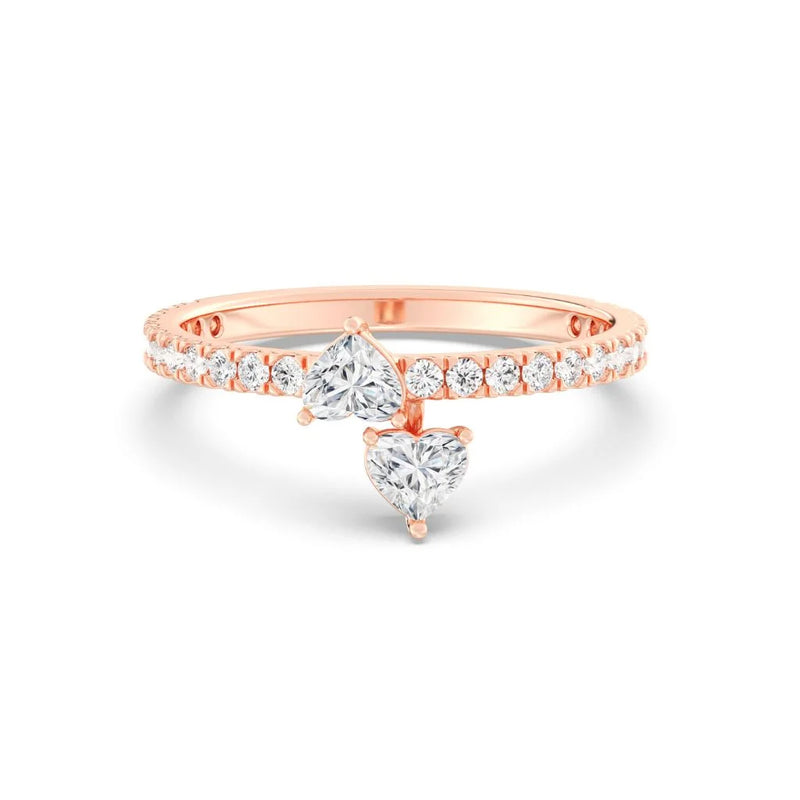 0.40ct Heart Drop Ring