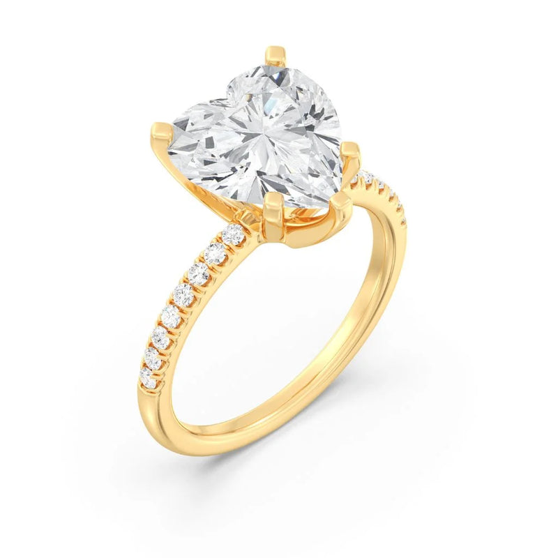 5ct Solitaire Ring Diamond Band