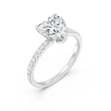 2ct Solitaire Ring Pavé Band (1)