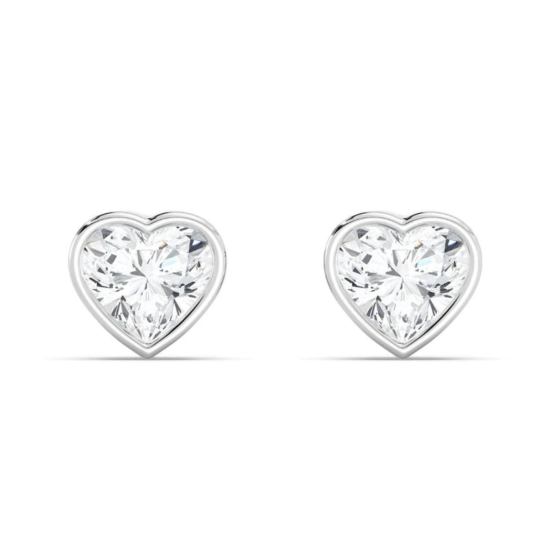 1+1ct Bezel Studs