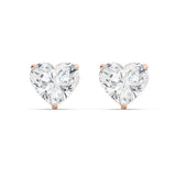 3+3ct Solitaire Studs