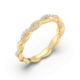 Twist Diamond Ring