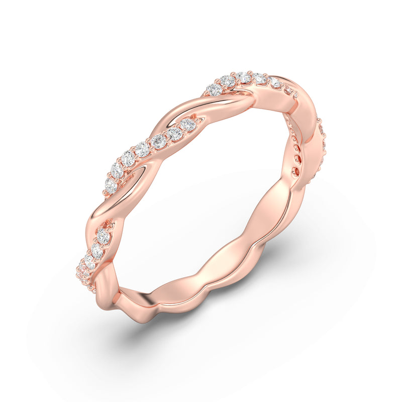 Twist Diamond Ring