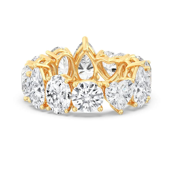 8.40 CT Multi-Shape Eternity Band (0.70Ct each stone)