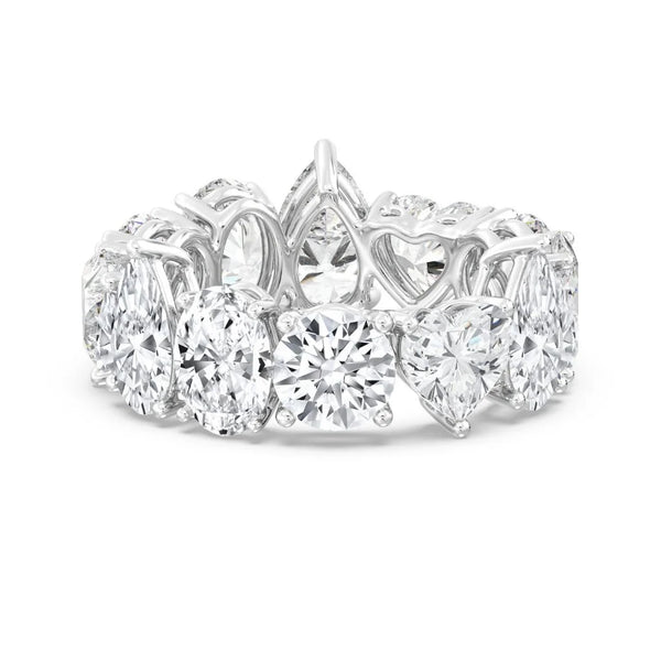 8.40 CT Multi-Shape Eternity Band (0.70Ct each stone)