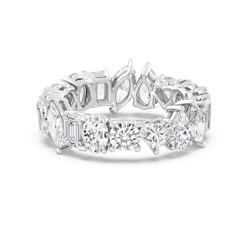 3.60 CT Multi-Shape Eternity Band (0.20Ct each stone)