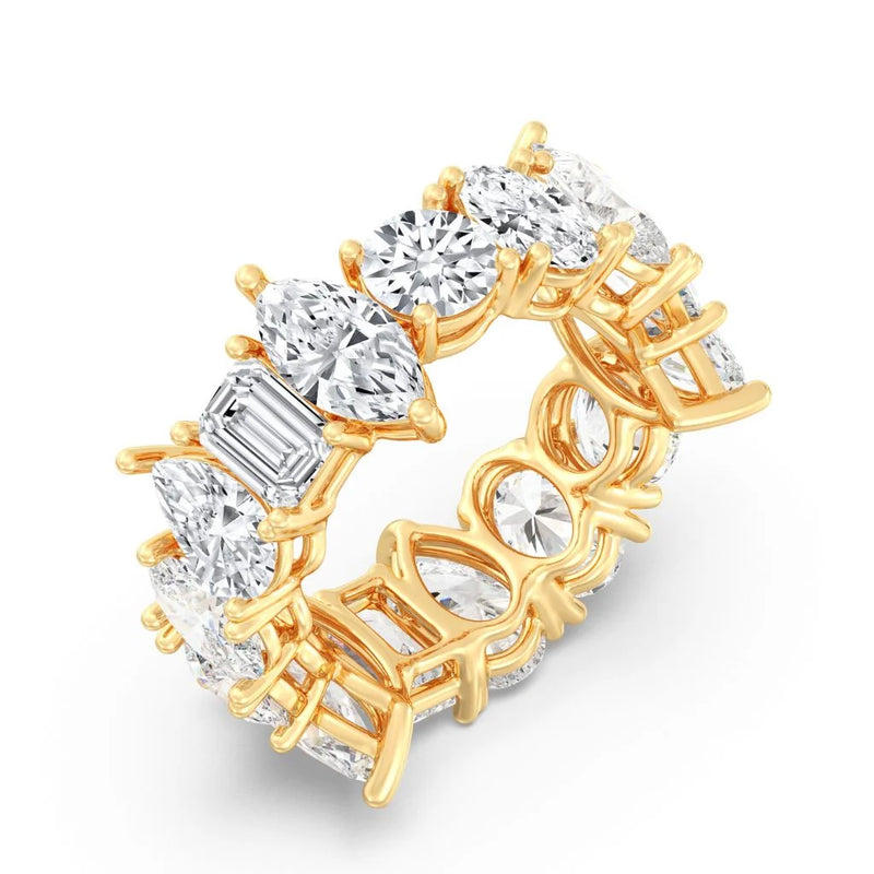 7.50 CT Multi-Shape Eternity Band (0.50Ct each stone)