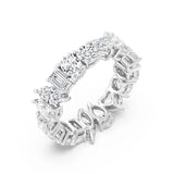 3.60 CT Multi-Shape Eternity Band (0.20Ct each stone)