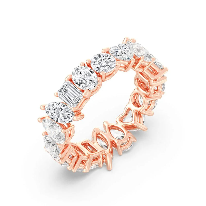 3.60 CT Multi-Shape Eternity Band (0.20Ct each stone)