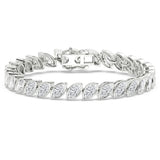 9.0ct Bezel Round Tennis Bracelet (0.30ct Each Stone)