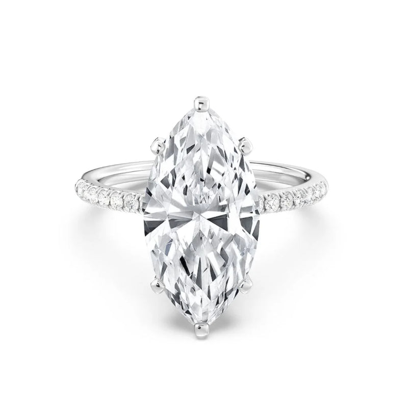 5ct Solitaire Ring Diamond Band [1]