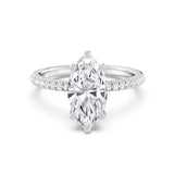 2ct Solitaire Ring Pavé Band (1)