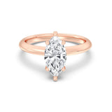 2ct Solitaire Ring Plain Band [1]