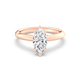 1ct Solitaire Ring Plain Band