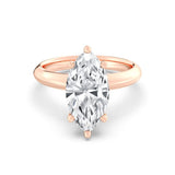 3ct Solitaire Ring Plain Band [1]