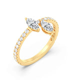 0.40ct Round Drop Ring (1)