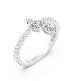 0.40ct Heart Drop Ring (1)