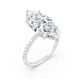 5ct Solitaire Ring Diamond Band [1]