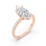 2ct Solitaire Ring Pavé Band (1)