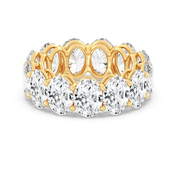 9.10ct Oval Eternity Band (0.70CT Each Stone)