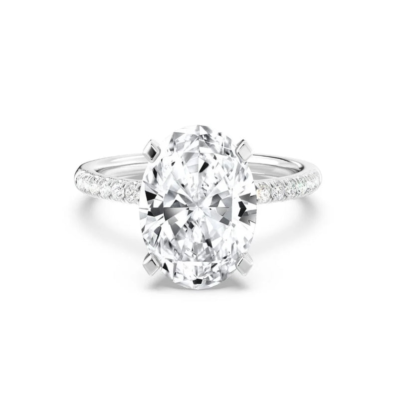 5ct Solitaire Ring Diamond Band [1]