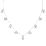 0.70ct Oval Bezel Chain Choker