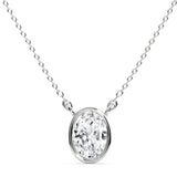 1ct Bezel Heart Pendant