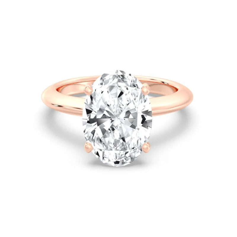 5ct Solitaire Ring Plain Band [1]