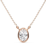 1ct Bezel Marquise Pendant