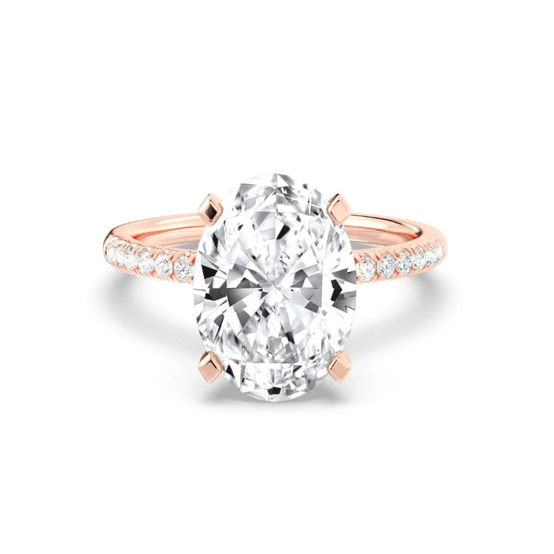 5ct Solitaire Ring Diamond Band [1]