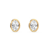 0.50+0.50 ct Bezel Studs