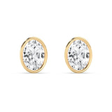 1+1ct Bezel Studs