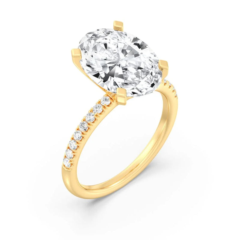 5ct Solitaire Ring Diamond Band [1]