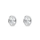 0.50+0.50 ct Bezel Studs