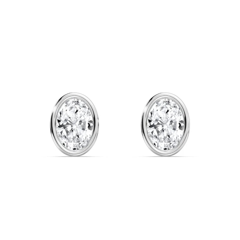 0.50+0.50 ct Bezel Studs