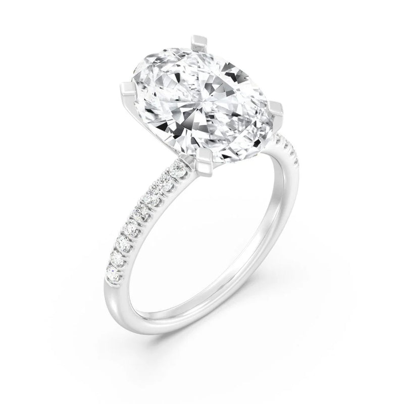 5ct Solitaire Ring Diamond Band [1]