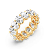 7 CT Round Eternity Band (0.50CT Each Stone) (1)